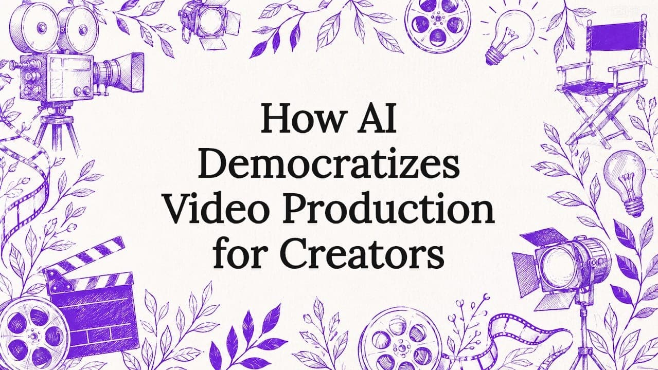 How AI Democratizes Video Production for Creators