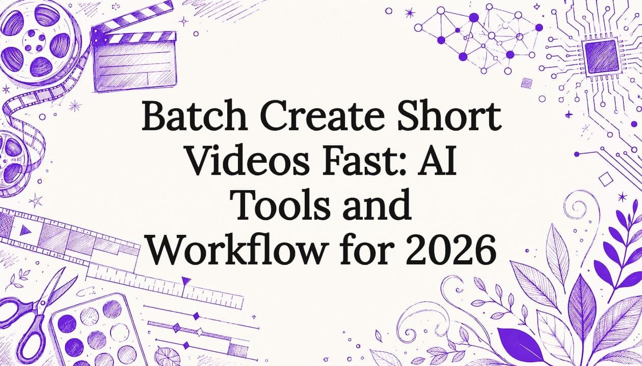 Batch Create Short Videos Fast: AI Tools and Workflow for 2026