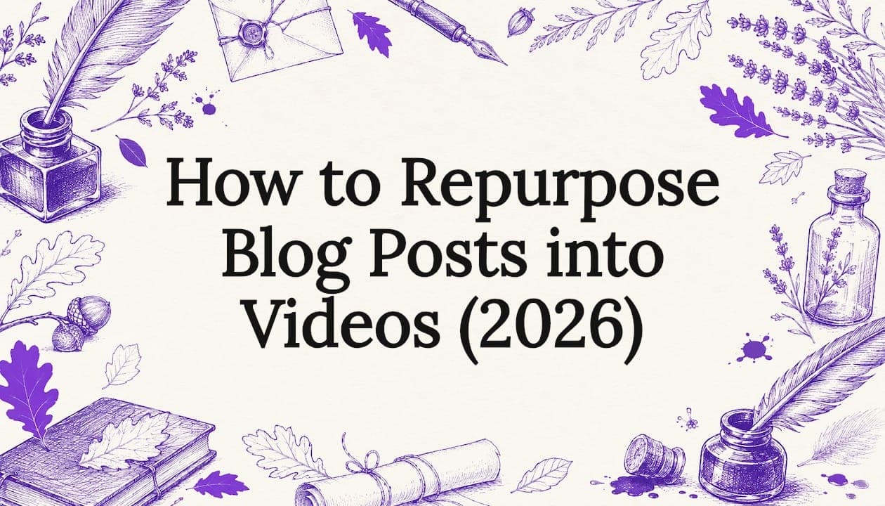 How to Repurpose Blog Posts into Videos (2026)