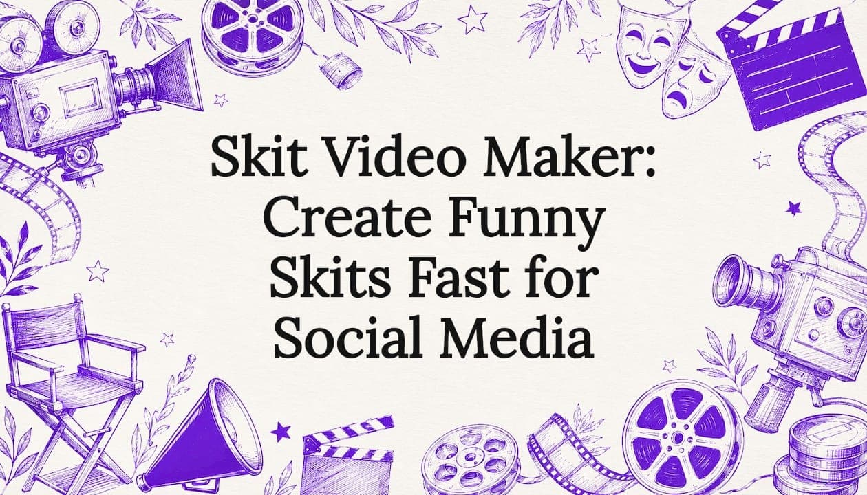 Skit Video Maker: Create Funny Skits Fast for Social Media