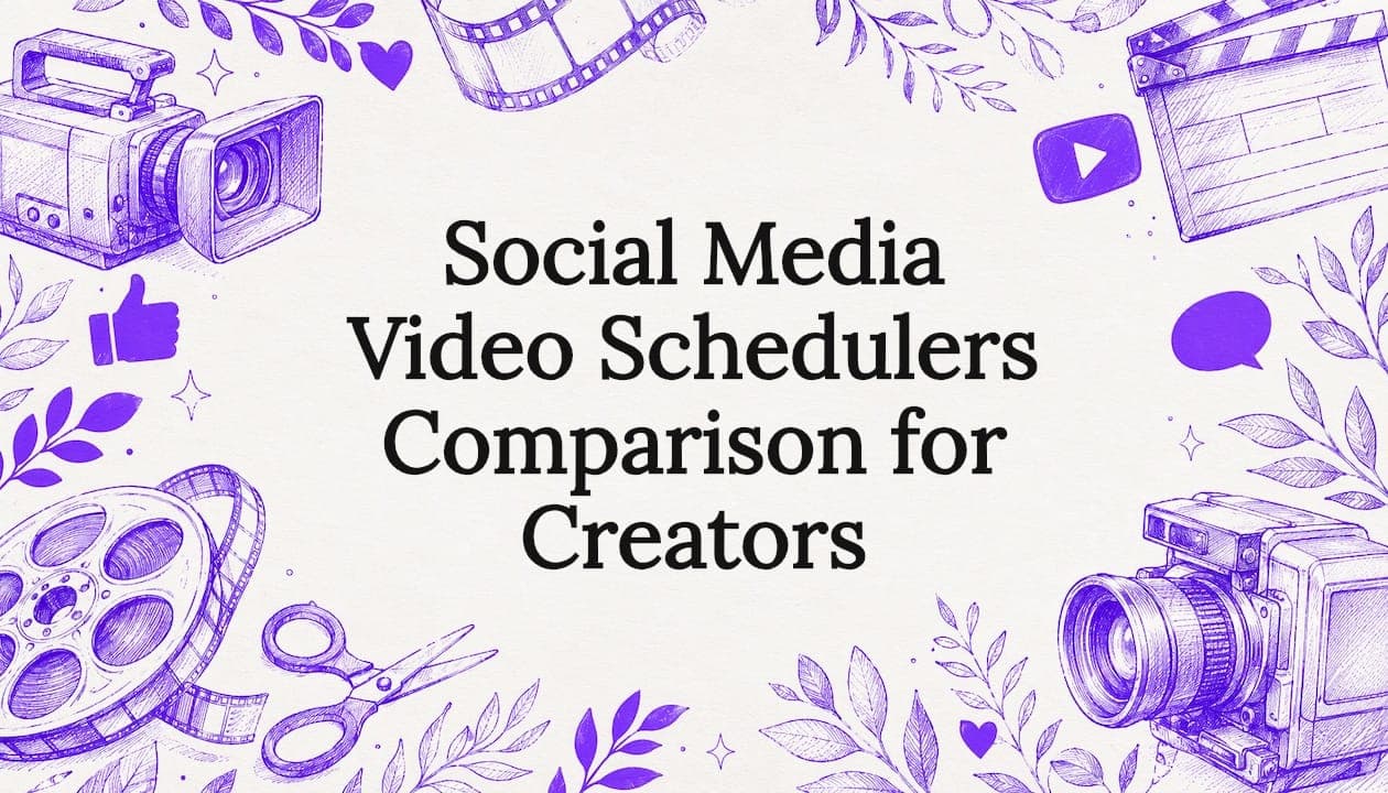 Social Media Video Schedulers Comparison for Creators